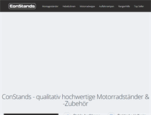 Tablet Screenshot of constands.com